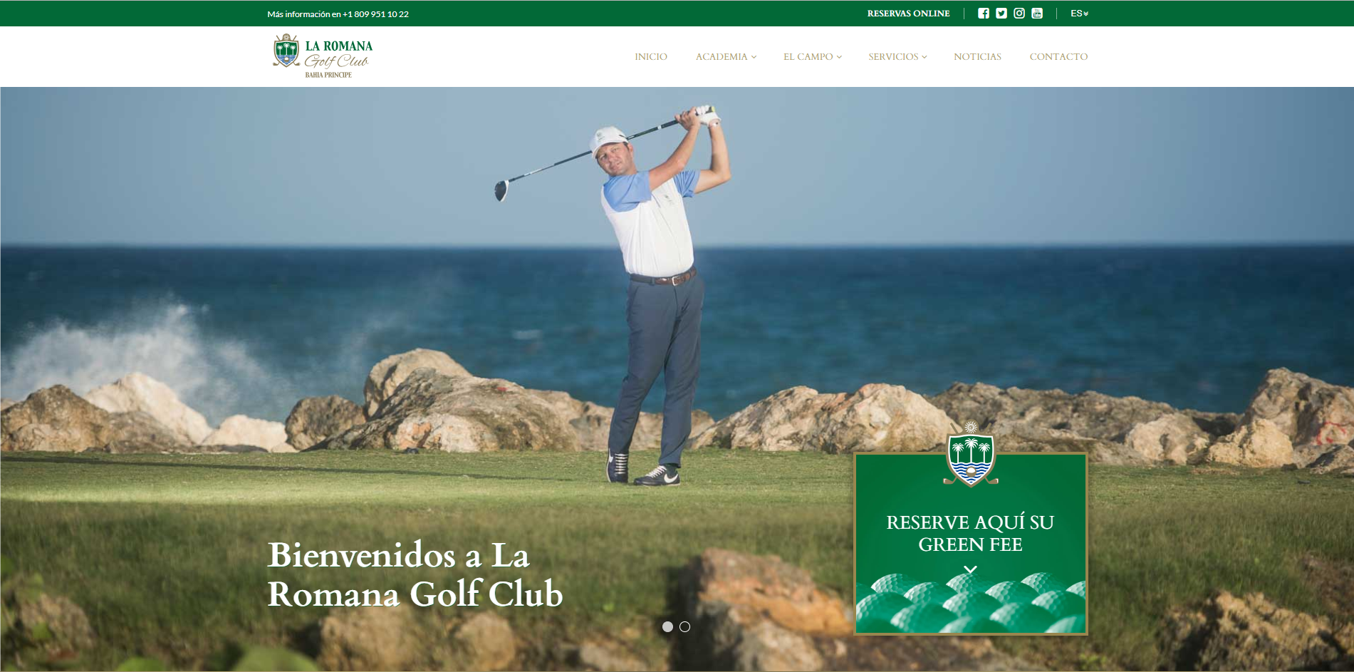 Página de bienvenida, Bahia Principe La Romana Golf Club