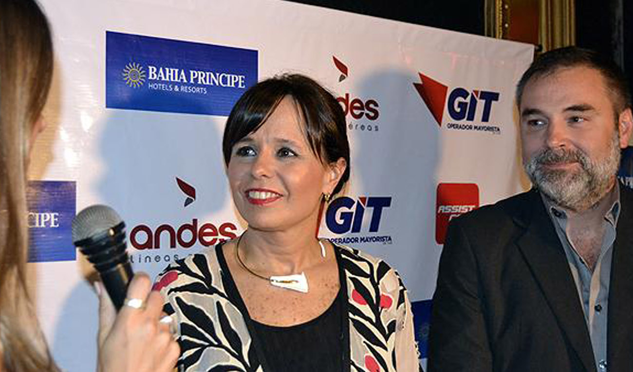 Malena Omoldi con Gustavo Mesa Malena Omoldi con Gustavo Mesa